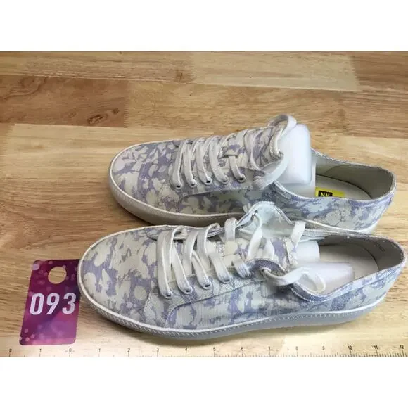 Open Edit Edlandyn Sneakers Women's 9M Blue White Canvas Lace Up Athletic Shoes - Picture 5 of 9